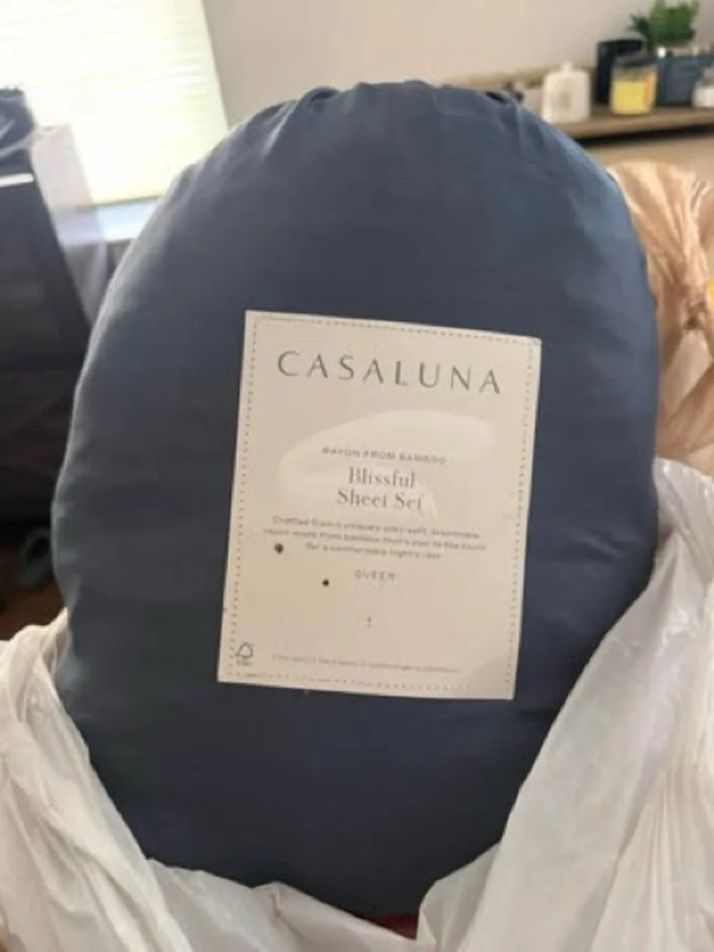Casaluna Blissful Sheet Set - Navy